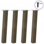 Konsoollaua jalad 4 tk, naturaalne teras, 72 cm, teras