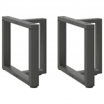 Kohvilaua jalad t-kujulised 2 tk, antratsiithall, 50 x 25 x (42-43) cm, teras