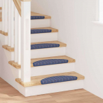Iseliimuvad treppimatid 15 pcs sinine 56 x 17 x 3 cm