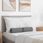 Padjad 2 pcs tumehall &oslash; 15 x 40 cm mikrofiber kangas