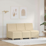 K&auml;etugedeta mooduldiivani element 3 pcs cream 55 x 74 x 82 cm