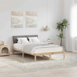 Beti raam peaga pruun ja taupe 120 x 200 cm m&auml;nnipuit