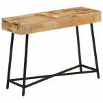 Tualettlaud 105x35x75 cm t&ouml;&ouml;tlemata mangopuit ja raud