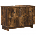 Vannitoa kraanikausi kapp ede suitsutatud tamm 82 x 41 x 59 cm