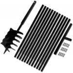 K&auml;epidemega maapuur 200 mm koos pikendustoruga 13 m teras