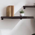 Seinariiul, tumepruun, 60x60x(2-6) cm, t&ouml;&ouml;deldud tammepuit