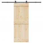 Liugukse tarvikute komplekt 213,5 cm terasest, must