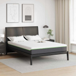 Madrats valge ja hall 140 x 190 cm taskuvedru