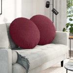 Istumispatjad 2 pcs veinpunane &oslash;60 x 21 cm kangas