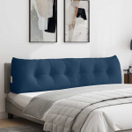 Seljatugi padi sinine 180 x 24 x 50 cm kangas