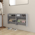 Seina kingakapid 2 tk, betoonhall, 60x18x60 cm, puitlaastplaat