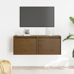 Seinakapid 2 tk, meepruun 45 x 30 x 35 cm, m&auml;nnipuit