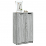 Jalatsikapp, hall sonoma tamm, 59x35x100 cm, tehispuit