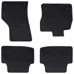 Auto matt 4 pcs must sobib &scaron;koda octavia iii 2013-2019 kumm
