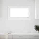 Keldriakendus risor valge 100 x 60 cm pvc ja klaas