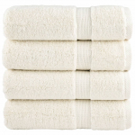 Premium-klassi k&auml;ter&auml;tikud solund 4 tk kreemjad 50 x 100 cm 600 g/m&sup2;