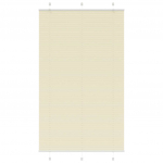 Volditud ruloo kreemikasvalge 110 x 200 cm kangast laius 109,4 cm pol&uuml;ester