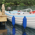 Paadi fenderid 2 tk &oslash; 16 x 58 cm sinine pvc