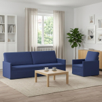Diivanikomplekt 2 pcs politsei sinine samet