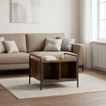 Kohvilaud suitsutatud tamm 50 x 49 x 41 cm tehispuit