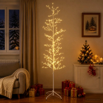 Mikro-kask-j&otilde;ulupuu valge 47 x 210 cm teras 567 led-i