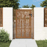 Aiav&auml;rav 105 x 130 cm corten terasest bambusdisainiga