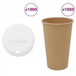 Kaanega paberist kohvitassid 1000 tk 16 untsi 400 ml