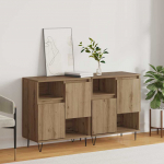 Kappide k&uuml;lgedel 2 pcs k&auml;sit&ouml;&ouml;tamm 120 x 35 x 70 cm tehispuit