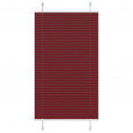 Plisseeritud ruloo bordeaux punane 80x150 cm kanga laius