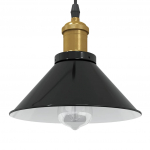 Rippvalgusti k&otilde;rgus reguleeritav e27 l&auml;ikiv must &oslash; 22 cm metall