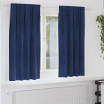 Pimendavad kardinad 2 pcs tumesinine 140 x 175 cm samet