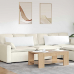 Diivanipadjad 2 pcs valge 120 x 40 cm kangas