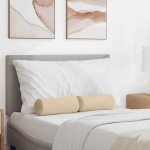 Padjad 2 pcs cream &oslash; 15 x 40 cm mikrofiber kangas