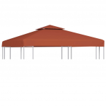 Kahekordne varjualuse katus 310 g/m&sup2; 3 x 3 m, terrakota