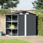 Aiakuur riiulitega antratsiithall 205 x 130 x 183 cm, raud