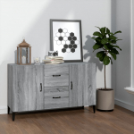 Puhvetkapp, hall sonoma tamm, 100 x 36 x 60 cm, tehispuit
