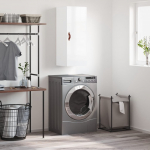 Seinakapp, k&otilde;rgl&auml;ikega valge, 34,5 x 34 x 90 cm