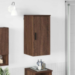 Vannitoa kapp pruun tamme 30 x 31,5 x 61 cm tehispuit & metall