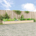 Taimekast ebarealne 195 x 100 x 45 cm tsinkteras