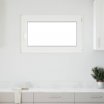 Keldriakendus risor valge 100 x 70 cm pvc ja klaas