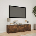 Led-iga tv kapp lediga suitsetatud tamm 140 x 34 x 40 cm