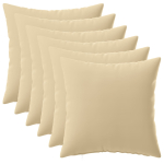 Diivanipadi 6 pcs heerlen beež 40 x 40 cm pol&uuml;ester