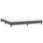 Voodiraam ilma madratsita tumehall 180x210 cm samet