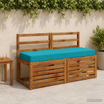 Istmepadi soest 100% pol&uuml;ester t&uuml;rkiis 120 x 40 x 10 cm