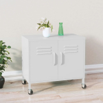 Hoiukapp, valge, 60x35x56 cm, teras