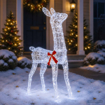 3d j&otilde;ulup&otilde;der loviisa 110 led-i k&uuml;lm valge 70 x 26 x 100 cm