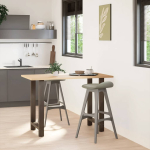 Baarilaua jalad, naturaalne teras, 2 tk, 60 x (90&ndash;91) cm, teras