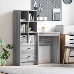 Laud koos hoiuruumiga sahtliga 2 pcs hall sonoma tehispuit