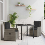 Aia s&ouml;&ouml;gilaudade komplekt 3 pcs hall pol&uuml;rotang
