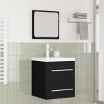 Vannitoa m&ouml;&ouml;bleset sahtliga peegliga 2 pcs k&auml;sit&ouml;&ouml;puu tehispuit
